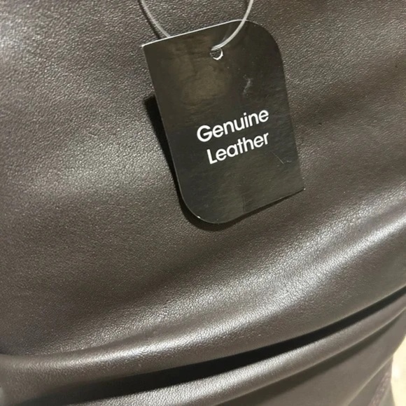 LEATHER ST JOHNS BAY WOMENS  ESPRESSO BROWN  PULL ON CALF BOOTS SIZE 10M NEW - Picture 4 of 7